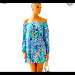 Beautiful Lilly Pulitzer Silk Dress Size XL